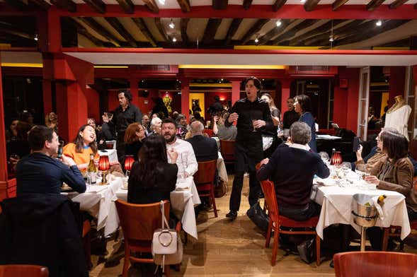 Cena con espectáculo de ópera en Bel Canto