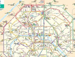 Plano de autobús de París