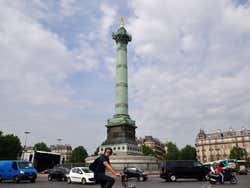 Fotografía de la Plaza de la Bastilla de París