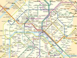 Plano de transporte de París