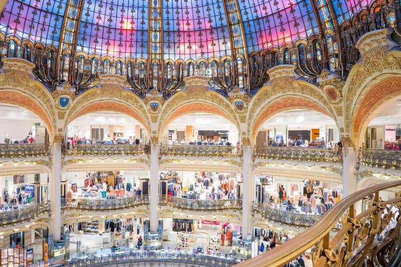 Interior de las Galerías Lafayette